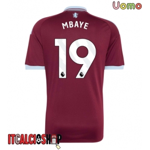 Aston Villa Ibrahim Mbaye #19 Prima Maglia 2026-27 Manica Corta